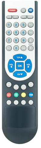 5400077 Fernbedienung Fit for TELESTAR Receiver digiHD | TC1/TC2/TS1/TS1-mobil/TS2 TD2500C-HD TD2510-HD TD2520-HD TD2520C- HD TD2522-HD TD2525-HD TD2530-HD