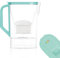 Wessper Caraffa per porta del frigorifero da 2,7 l, compatibile con Brita Maxtra, caraffa per acqua con indicatore di usura del filtro- Il set include una caraffa filtro dell'acqua e un filtro