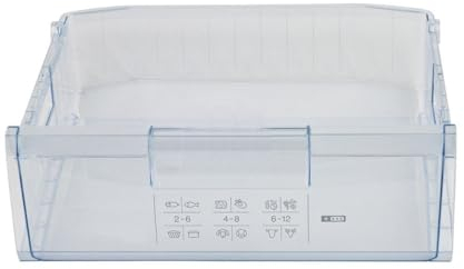 ensipart Gefrierschublade kompatibel mit Bosch 00660069 transparente Schublade für Gefrierschrank