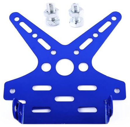 Kennzeichenhalter Aluminiumlegierung Motorrad Hinterer Nummernschildrahmen Motorrad Roller Nummernschildhalter Zubehör