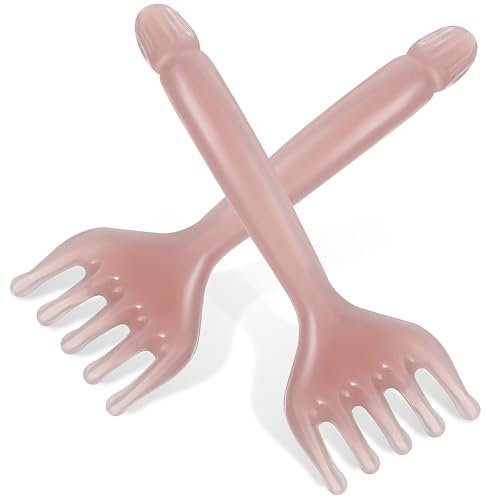 Beaupretty 2 Pièces peigne de massage peigne pour cuir chevelu Guasha massage du cuir chevelu head isee hair peigne pour hommes peigne à cuir chevelu peigne femme cinq griffes masseur Manquer