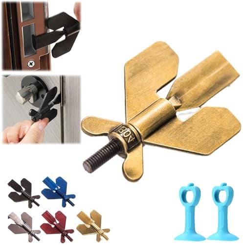 Ace Guard Door Lock, Aceguard Door Lock Portable, Portable Door Lock Home Security, Portable Door Lock for Travel, for Home Hotel School Apartment (1PC-D)