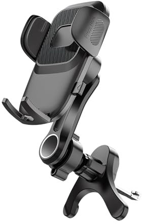 XYWCAI Soporte Móvil Coche, Rejillas de ventilación giratorias y retráctiles de 360 Grados Soporte para movil Coche - Compatible Phone Holder Car de 4 a 7 Pulgadas