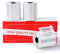 Phomemo M110/M220/M221/M200/M120/M100/M108/M150/M250/M260 Silber-Glitzer Selbstklebende Etiketten 40x30mm(1.57x1.18), Thermoetiketten papier für Phomemo Etikettendrucker, 230 pro Rolle, 3 Rollen