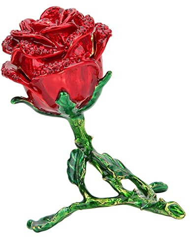 aqxreight Einzigartiges, Lebendiges Rosenornament, Eingelegtes Metall-Deko-Öl D. Rose aus Rose, Ein Service. Es Ist Vorbei, eine Dauerhafte Werbung zu machen. Emaille-Rose,