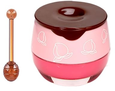 Bee Lip Balm Honey Pot, Bienenhonig-Lippenbalsam, Feuchtigkeitsspendende Honig-Lippenmaske Zum, Hydrate & Overnight Lip Scrubs Peeling, Improving Lip Lines, Lippenpflege Für Trockene Lippen