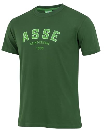 AS SAINT-ETIENNE Herren-T-Shirt ASSE – Offizielle Kollektion, grün, S