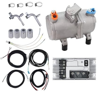 MDFCJHS A/C 12V 24V 48V Elektrischer Kompressorsatz for Auto-AC-Klimaanlage Auto-LKW-Bus-Boots-Traktor-Shop Automobil-Klimaanlage(S-12V)