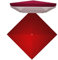 Techo De Repuesto Para Sombrilla 3.0x3.0 M Toldo De Recambio De Sombrilla Cuadrada 4 Varillas Cubierta De Recambio Para Sombrilla De Jardín/Mercado/Playa, Impermeable(Wine red,2.5mx2.5m(8'x8'))