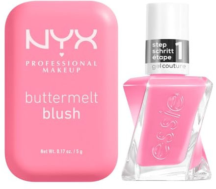 Blush & Nails Combo. NYX Professional Makeup Buttermelt Blush & Gel by Essie Nail Polish