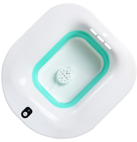 DECOMELODY Elektrische Sitzbadewanne für Schwangere und Senioren Ergonomisches Sitzbad mit Breitem Rand Faltbar für Wohltuende Hüftbäder und Schnelle Linderung