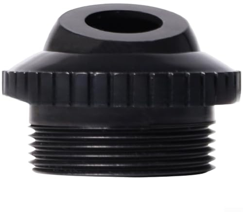 SP1419D Lot de 3 raccords rotatifs pour piscines et spas avec sortie d'eau de massage réglable à 360°, matériau ABS, noir