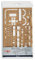 Koh-I-Noor 074921 - Schablone Architekt für technische Zeichnungen von Innenräumen, M 1:50