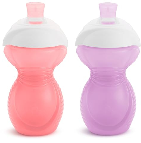 Munchkin® Click Lock™ Schnabeltasse, bissfest, 266 ml, 2 Stück, Pink/Violett