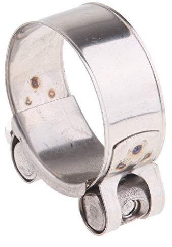 D DOLITY Attache Pince de Serrage de Tuyau d'Échappement de Moto en Acier INOX - 40-43mm