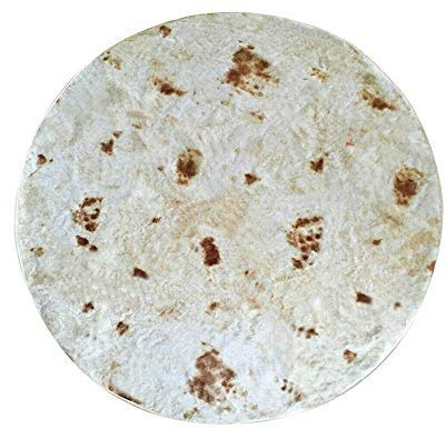152cm Neuheit Burrito Decke Comfort Mikrofaser Tortilla Decke Riesigen Menschlichen Burrito Perfekt Runde Kuscheldecken Für Erwachsene Und Kinder