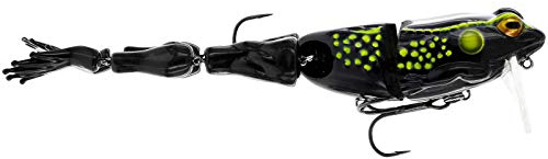 Westin 112-427-134 Freddy Frosch Wake-Köder, schwarzer Frosch, 8,9 cm/19,1 cm, 4,8 g