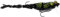 Westin 112-427-134 Freddy Frosch Wake-Köder, schwarzer Frosch, 8,9 cm/19,1 cm, 4,8 g