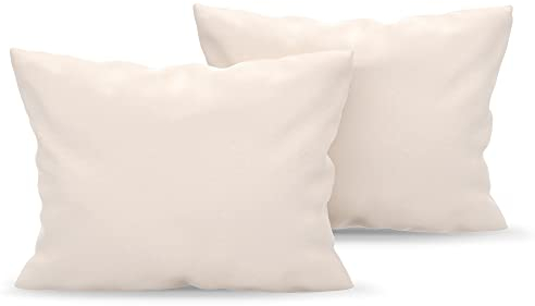 Dreamzie Kissenbezug 50x70 Beige 2er Set Mikrofaser Oeko-TEX Zertifiziert Kopfkissenbezug 50x70 Weich