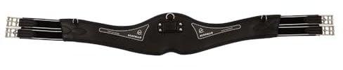 Acavallo Gurt Anatomic PVC + Gel, Farbe:schwarz, Länge:120