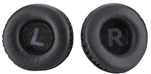2pcs / Pair 75mm Almohadillas de oído universales, Auriculares de Cuero Espuma de Auriculares Grandes Orejeras Auriculares Auriculares 7.5cm Almohadillas de algodón Fundas de colchón