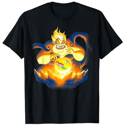 Disney The Little Mermaid Ursula Orange Hue Crystal Ball T-Shirt