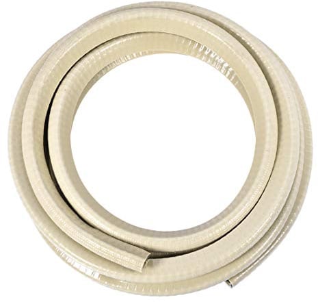 Sourcing Map Kantenschutz, U-Dichtung, Extrusion, beige, U-Kanalkantenschutz, PVC-Kunststoff, mit Eisenblech, passend für 3/64-11/64 Kante, 3 m Länge