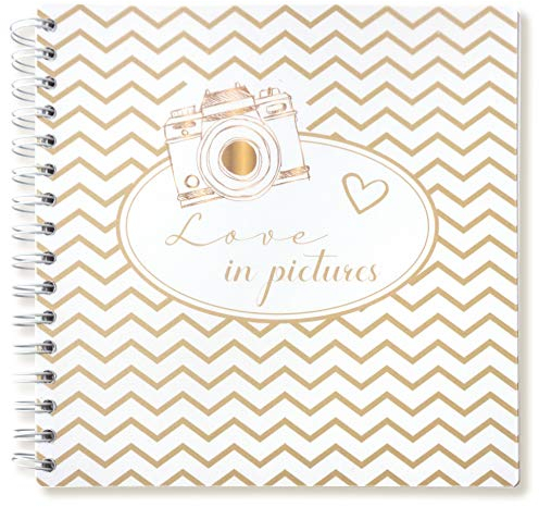 WeddingTree Fotoaufgaben Hochzeit Buch - Hochzeitsgästebuch - Hochzeitsspiele als Fotoalbum Ringbuch für unvergessliche Hochzeitsfotos Weiß