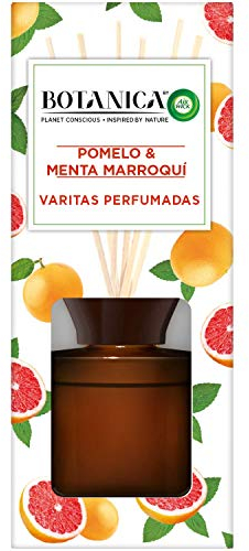 Botanica by Air Wick Varitas Perfumadas - Ambientador Mikados, Esencia Para Casa Con Aroma A Pomelo Y Menta Marroquí - 100 ml