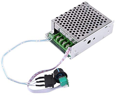 Controlador de Velocidad para Motor DC, 10V-50V 40A PWM, Regulador de Alta Potencia con Interruptor de Inversión de