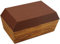 Bestlivings Haustiersarg, Tiersarg in vers. Größen, aus Wellkarton (biologisch abbaubar) - Tiersarg Bedruckt S - 200x125x95mm - Design: Holz