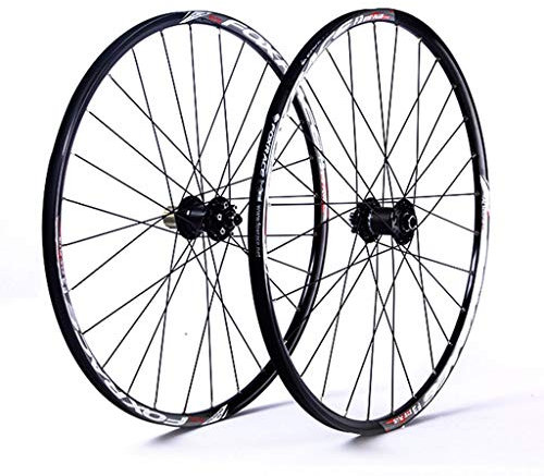 LSRRYD Radsport Laufradsatz MTB-Laufradsatz 26 27,5 Doppelwandige Leichtmetallfelge Scheibenbremse Carbon Hub 8 9 10 11S Kassettenschwungrad Schnelle Veröffentlichung 1610g