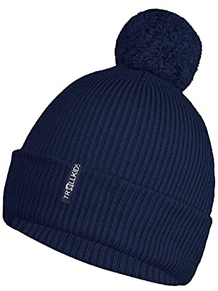 Trollkids Girls Holmenkollen Bobble Cap 50, Navy
