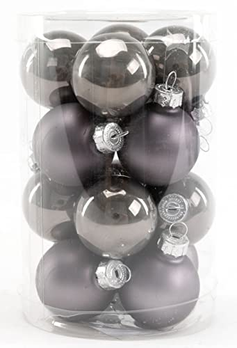 TrendLine Weihnachtskugeln Mini aus Glas Ø 35 mm 16 Stück Christbaumschmuck