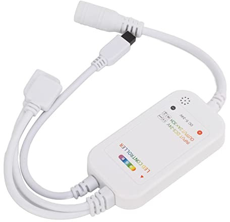 Dimmer per luci a LED, controller per strisce luminose a LED RGB Sincronizzazione del ritmo musicale per illuminazione a fune a LED KTV per la casa