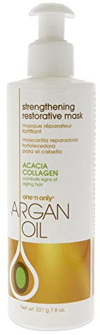 One n Only Arganöl-Maske, stärkend, wiederherstellend, für Unisex, 221 ml