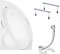 KOLMAN Badewanne BIANKA Eckbadewanne 150x95 Links ohne Verkleidung, Ablaufgarnitur und Füßen Komplettset 3in1 Premium Original Acryl Wanne Siphon