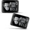 Biomar Labs 2 x 3D gel Adesivi Informazione Notifica Segnale Informativo Suonare il Campanello Ring the Bell Segnaletica Simbolo per Uscita Porta Parete KS 163