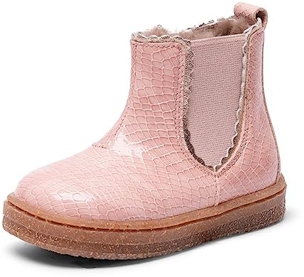 Bisgaard Mädchen Siggi Lamb First Walker Shoe, Pink Croco, 26 EU
