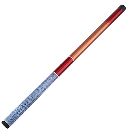 KIMISS GFK-Handglas, Teleskoprute, Süßwasserangelpeitschen mit Stahlstange, Tragbare Rute, Handguss, Harte Angelausrüstung (2,1 m) (3.0)