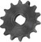 KIMISS 25H Kettenrad Fahrrad Kettenrad und Kette 14 Zahn Kettenrad Ritzel 428 Metall Kettenrad für Elektroroller 12X17Mm