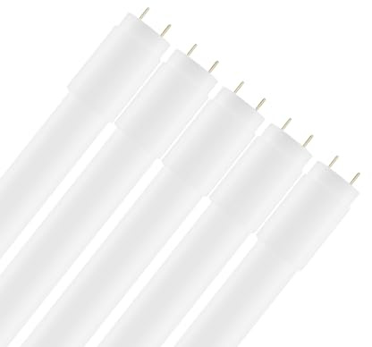 Calugy 5er Pack LED Tube T8 150cm 24W/840 4000K neutralweiß G13 - LED-Röhre inkl. LED Starter - 2880 lm - 270° Ausstrahlungswinkel - nicht dimmbar - KVG Röhre - Ersatz für 58W Leuchtstoffröhre