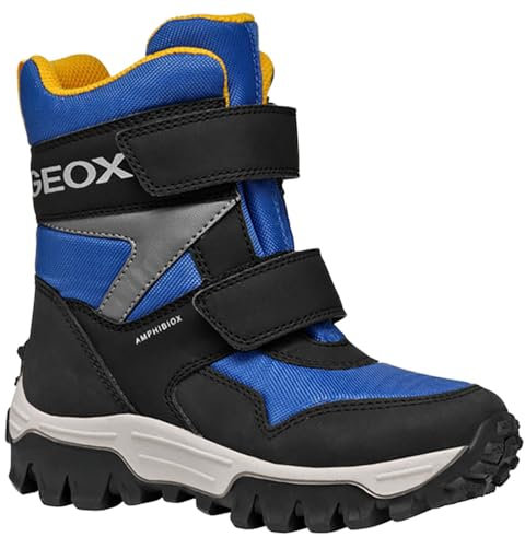 Geox J Himalaya Boy B ABX, Scarpone da Neve, Royal/Black, 36 EU