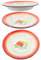LIFKOME 3 Piezas placa de esmalte antigua ensaladera esmaltada platos esmaltados lavabo de esmalte servidor vajilla plato de frutas bandeja envase Esmalte de hierro