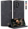 Cracedily Handyhülle für Samsung Galaxy A13 4G/5G Hülle, Klapphülle Premium Lederhülle Klappbar Flip Case Tasche Magnet Kartenfach Standfunktion Klapphülle Schutzhülle für Samsung Galaxy A04s, Schwarz