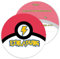 Sugeru 12PCS Einladungskarten Kindergeburtstag mit Fang Ball Design,Geburtstagseinladungen junge mädchen,Anime Cartoon Einladungskarten Geburtstag,Gamer Teenager Partyeinladungen(Ball)