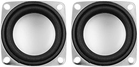 Tiardey 2 uds 4Ohm DIY pequeño Altavoz de Audio de Rango Completo Altavoz de Graves estéreo para Altavoz DIY