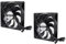 2Pack PWM - PC-Lüfter, 120 mm PWM-Gehäuselüfter CPU-Lüfter 120mm 120x120x25mm 12V Schwarz Computer-Gehäuselüfter Gehäuselüfter, 3pin PWM Silent Computer Fan