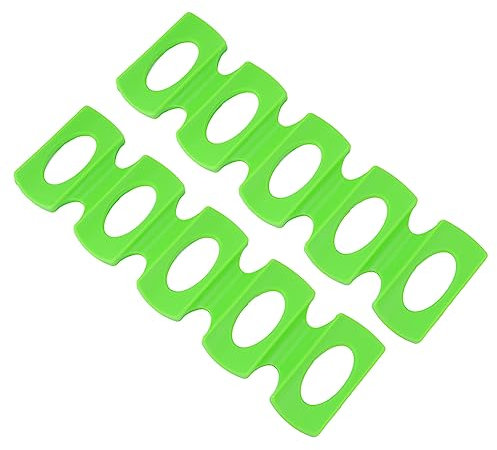 Zerodeko 2St Weinflaschenmatte Bierdosenregal Soda-Kühlschrank Maschine Gestell Sieb Beer Pads weinflaschenhalter wasserflasche kann Getränkeaufbewahrung Bierflaschenstapler Kieselgel Green