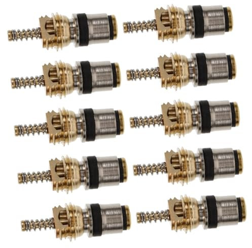FUNOMOCYA 10Piezas Válvula de Cobre Aire Acondicionado de Automóvil de Instalación Compatible Carga de Aire Acondicionado Alta